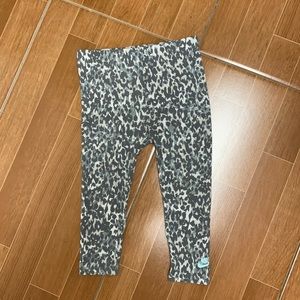 Nike cheetah print cotton leggings. Size 24m